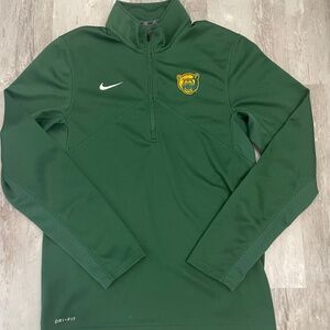 Nike: Baylor University Bears Dry-Fit Training 1/4 Zip Top